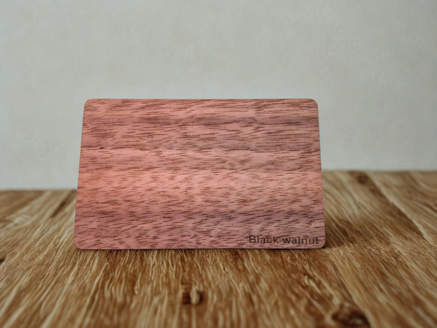 TapEdge Black walnut Smart NFC Card